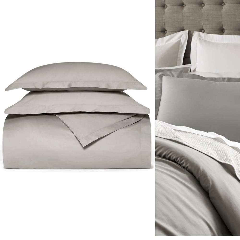 Boll & Branch NEW Percale Hemmed Duvet Cover & Shams 🔥NO Offer Item🔥